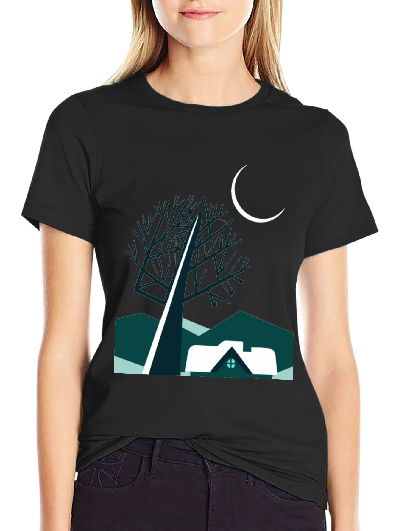 Night Scene Graphic Tee