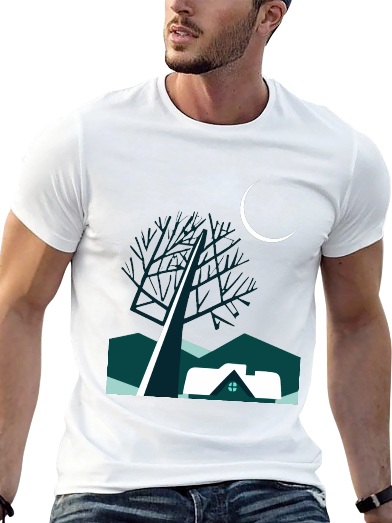 Night Scene Graphic Tee