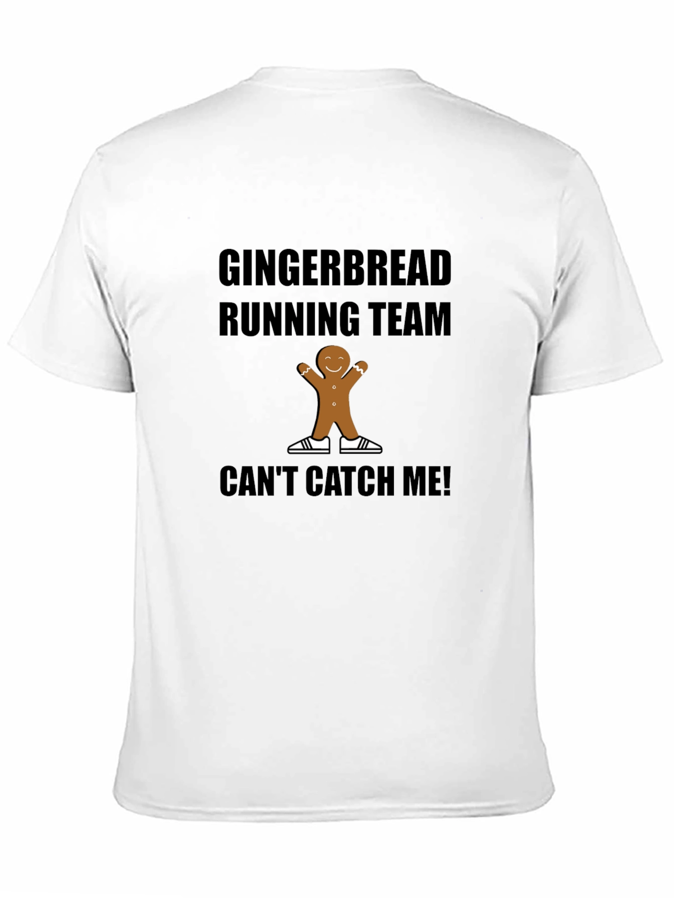 Gingerbread Running Team T-Shirt - Holiday Fun Run Apparel