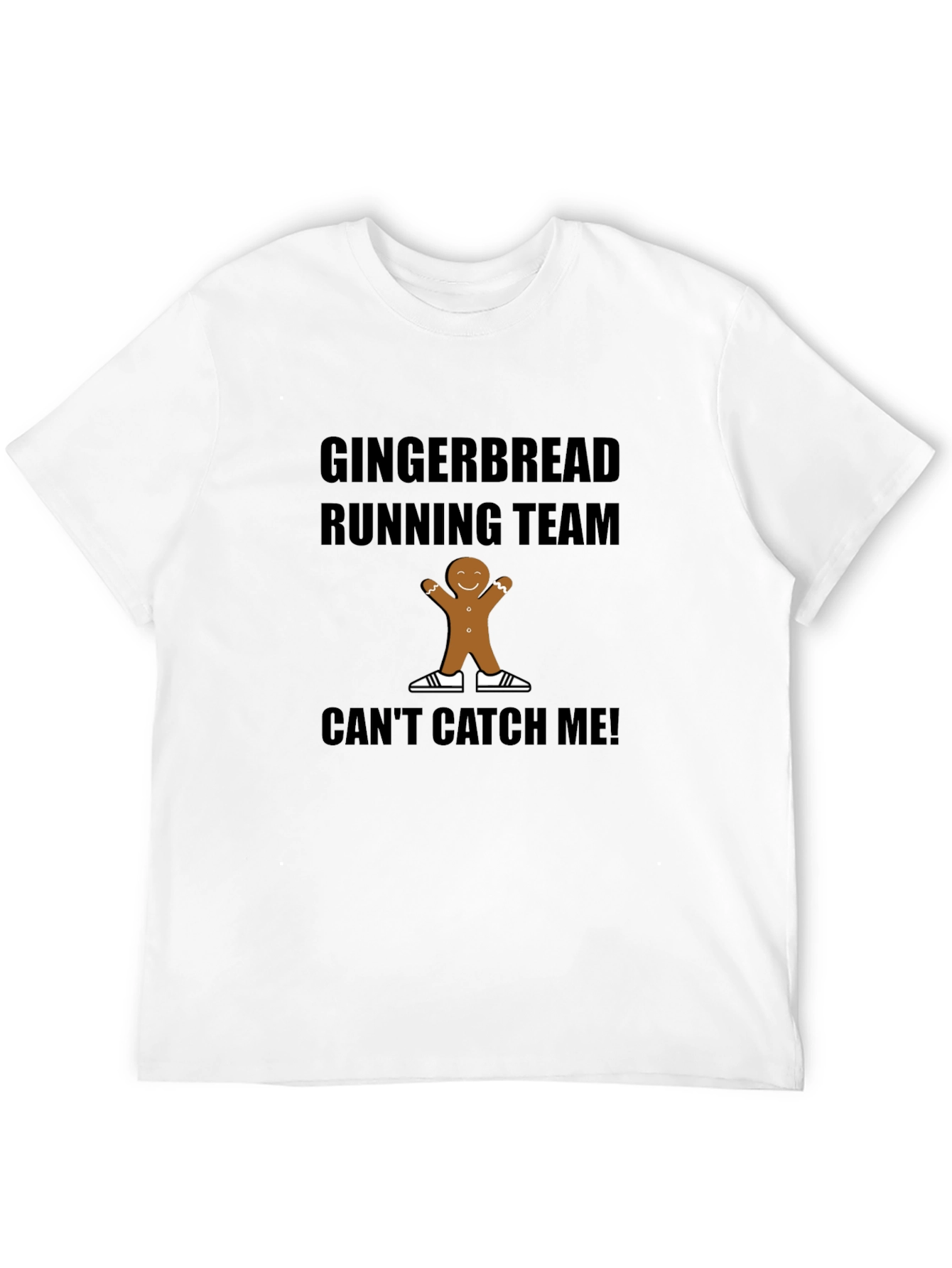 Gingerbread Running Team T-Shirt - Holiday Fun Run Apparel