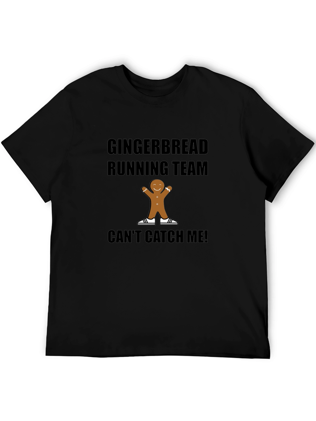 Gingerbread Running Team T-Shirt - Holiday Fun Run Apparel