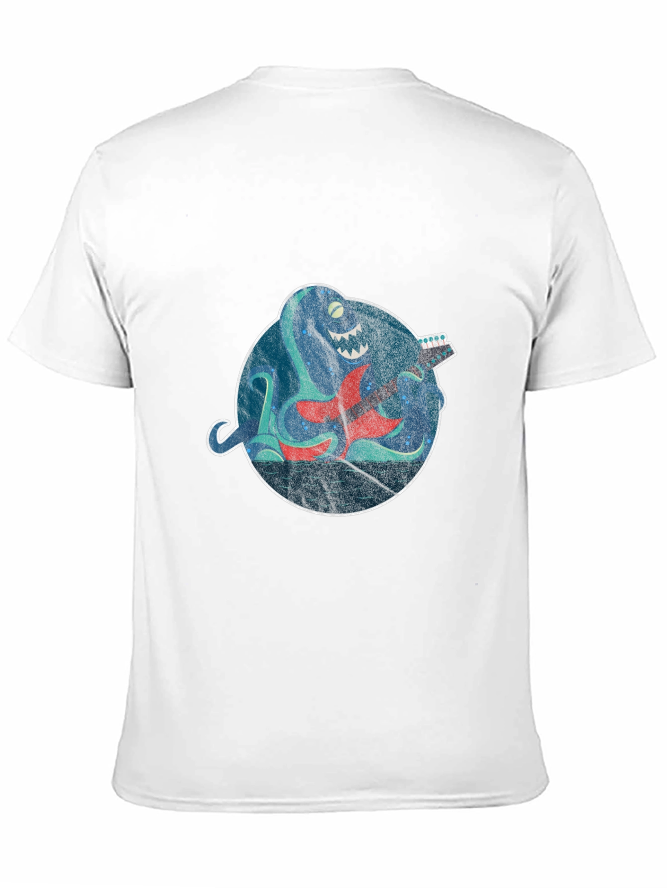 Octopus Guitar Player Graphic Tee