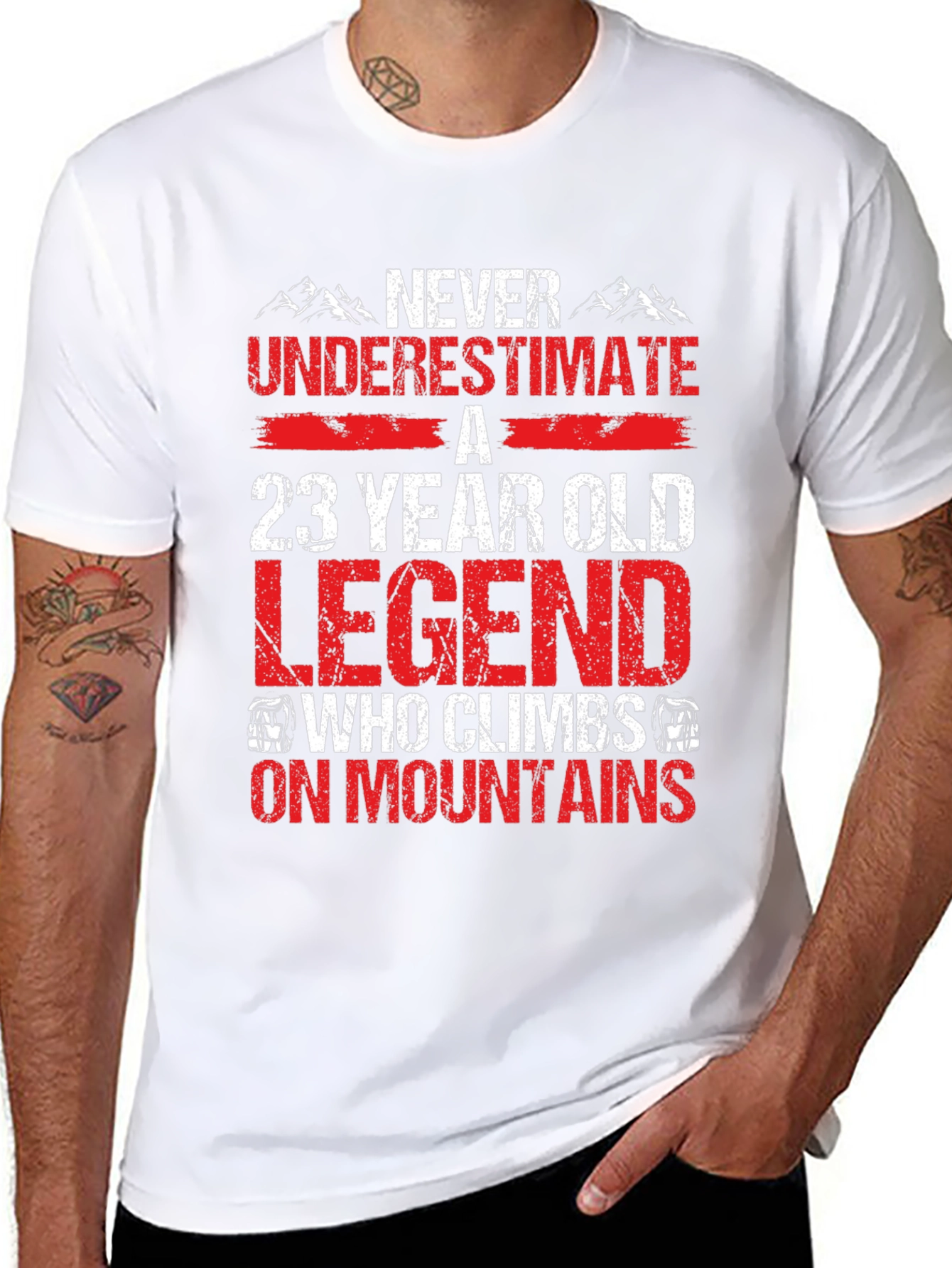 23 Year Old Legend Mountain Climber T-Shirt