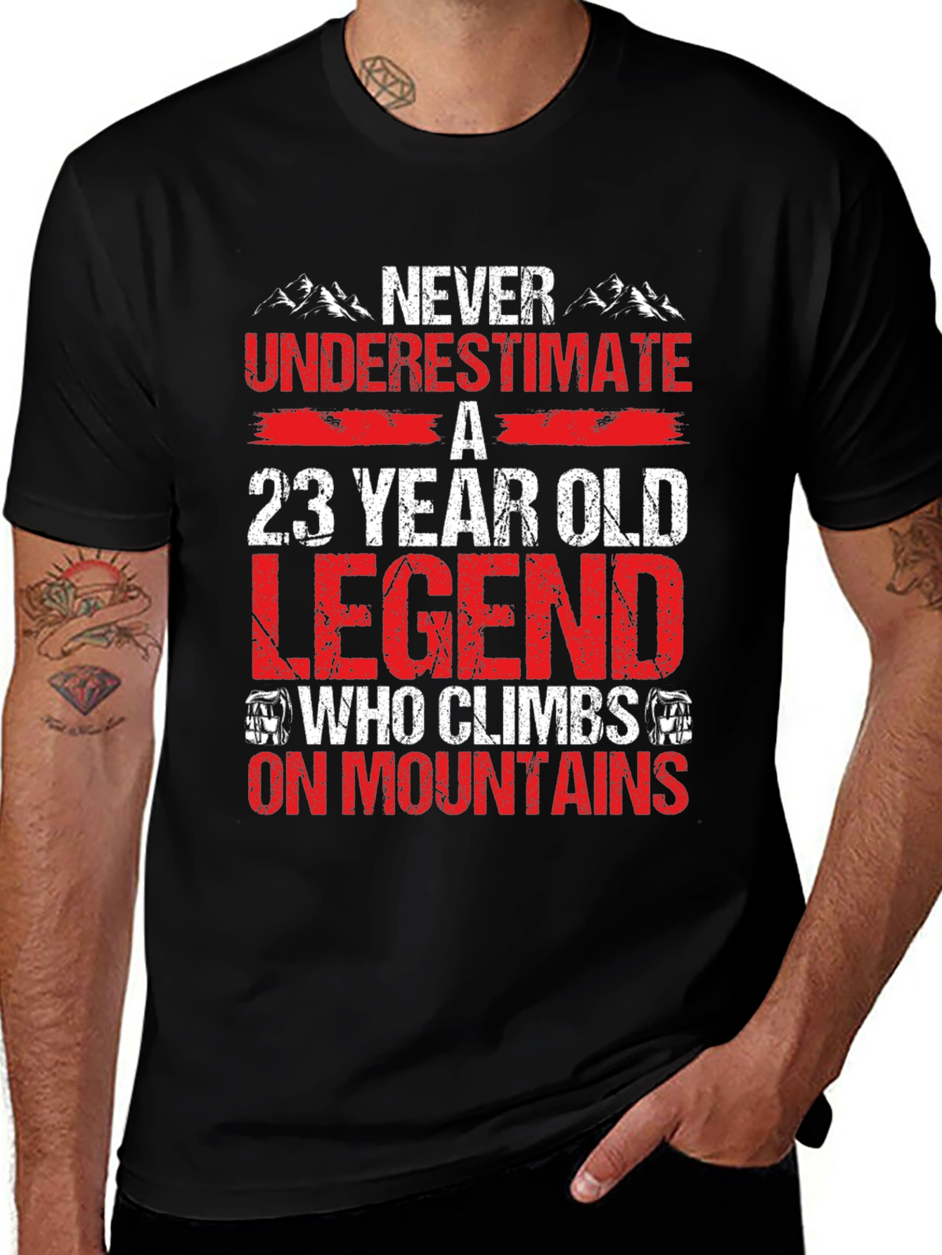 23 Year Old Legend Mountain Climber T-Shirt