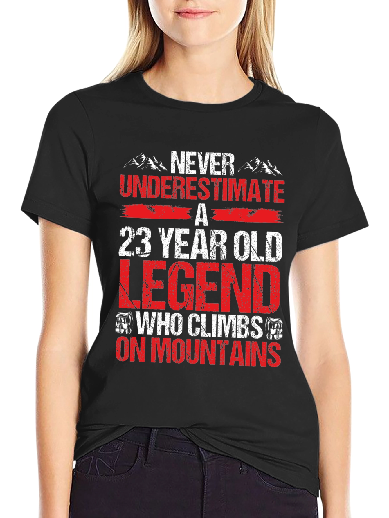 23 Year Old Legend Mountain Climber T-Shirt