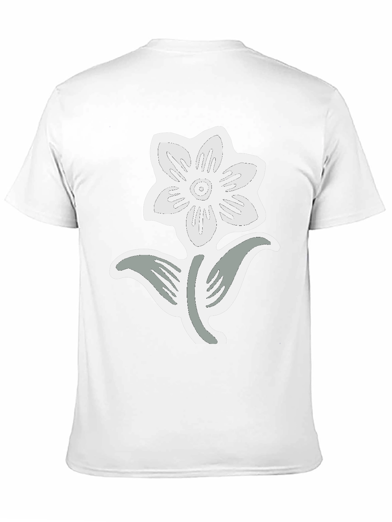 Black Flower Graphic Tee
