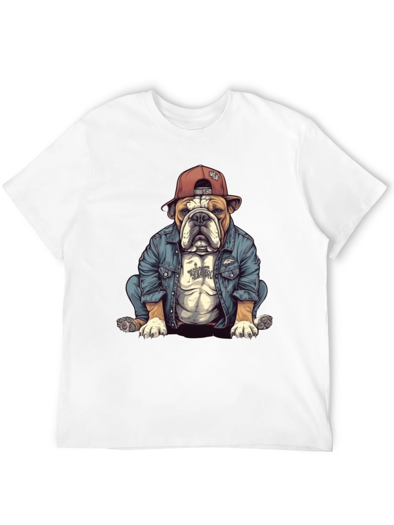 Bulldog Denim T-Shirt