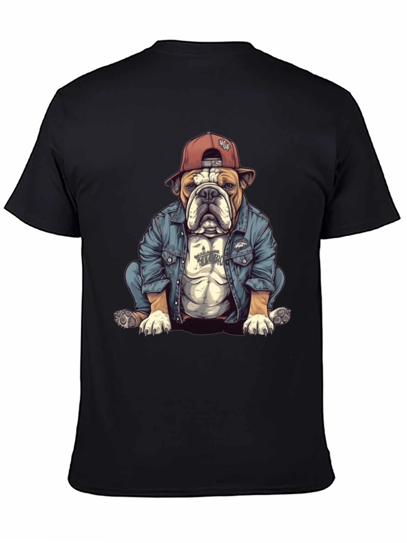 Bulldog Denim T-Shirt