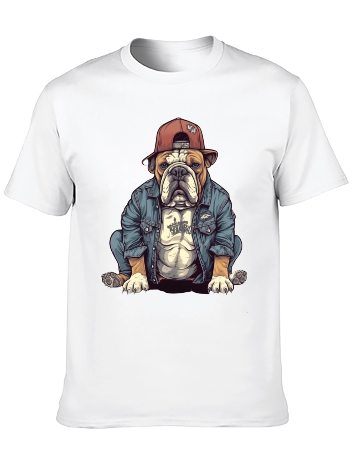 Bulldog Denim T-Shirt