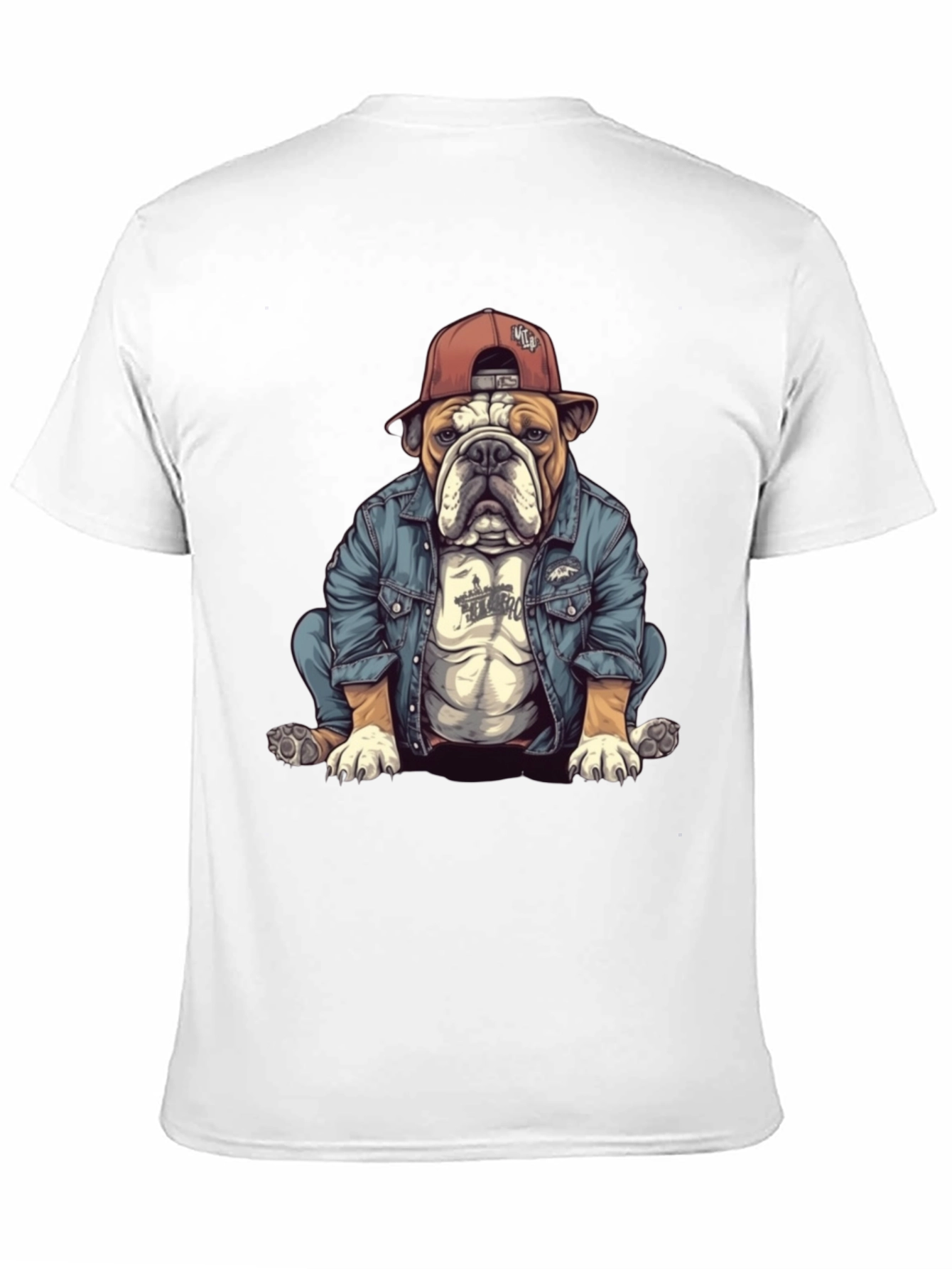 Bulldog Denim T-Shirt