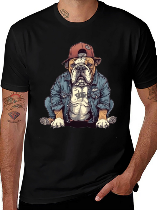 Bulldog Denim T-Shirt