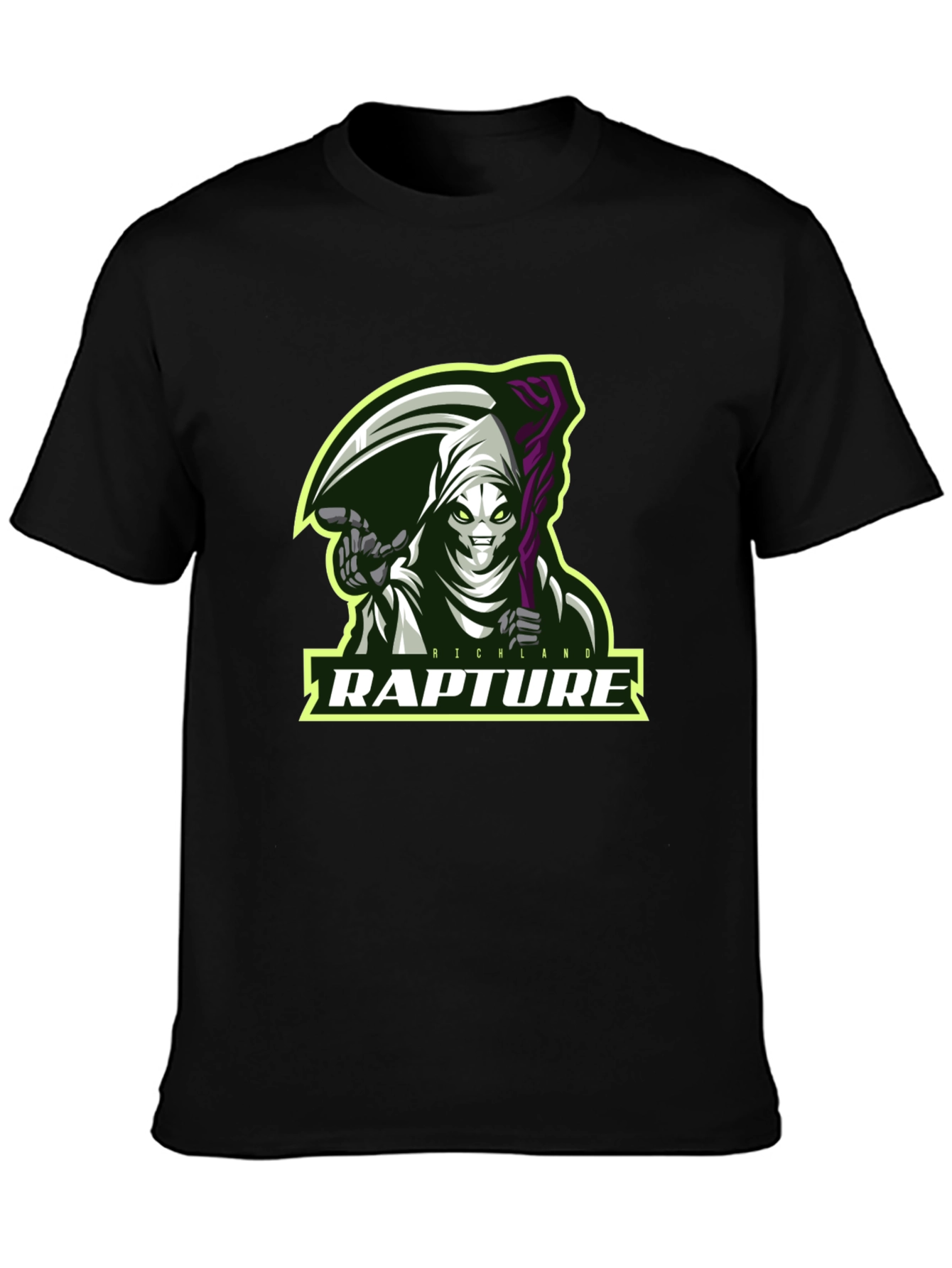 Rapture Reaper Graphic T-Shirt - Mens Black Tee