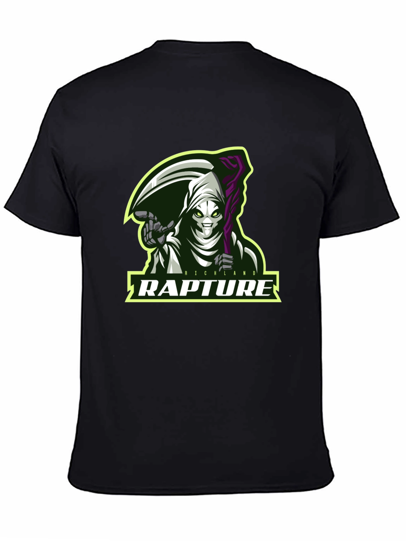 Rapture Reaper Graphic T-Shirt - Mens Black Tee