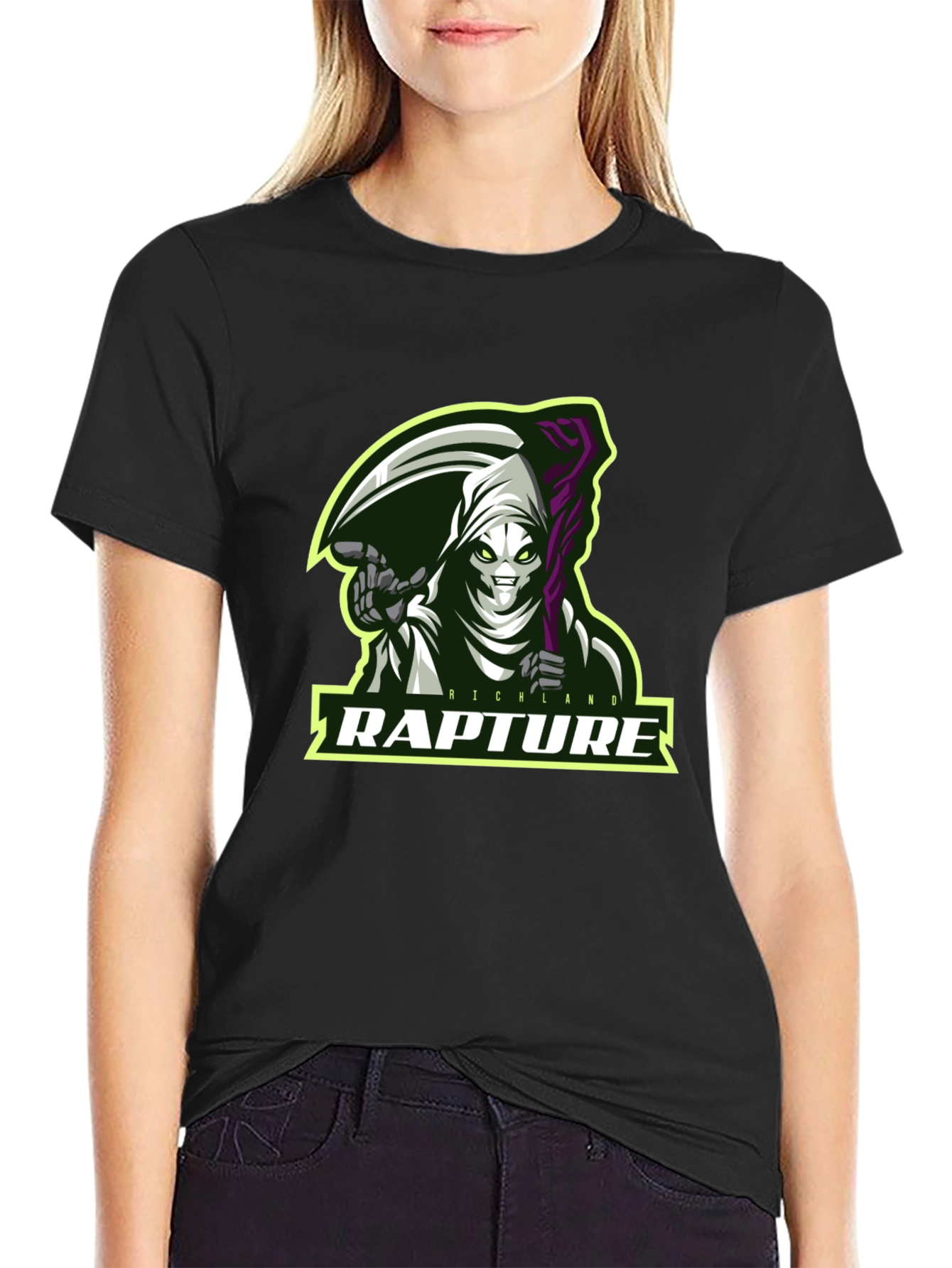 Rapture Reaper Graphic T-Shirt - Mens Black Tee