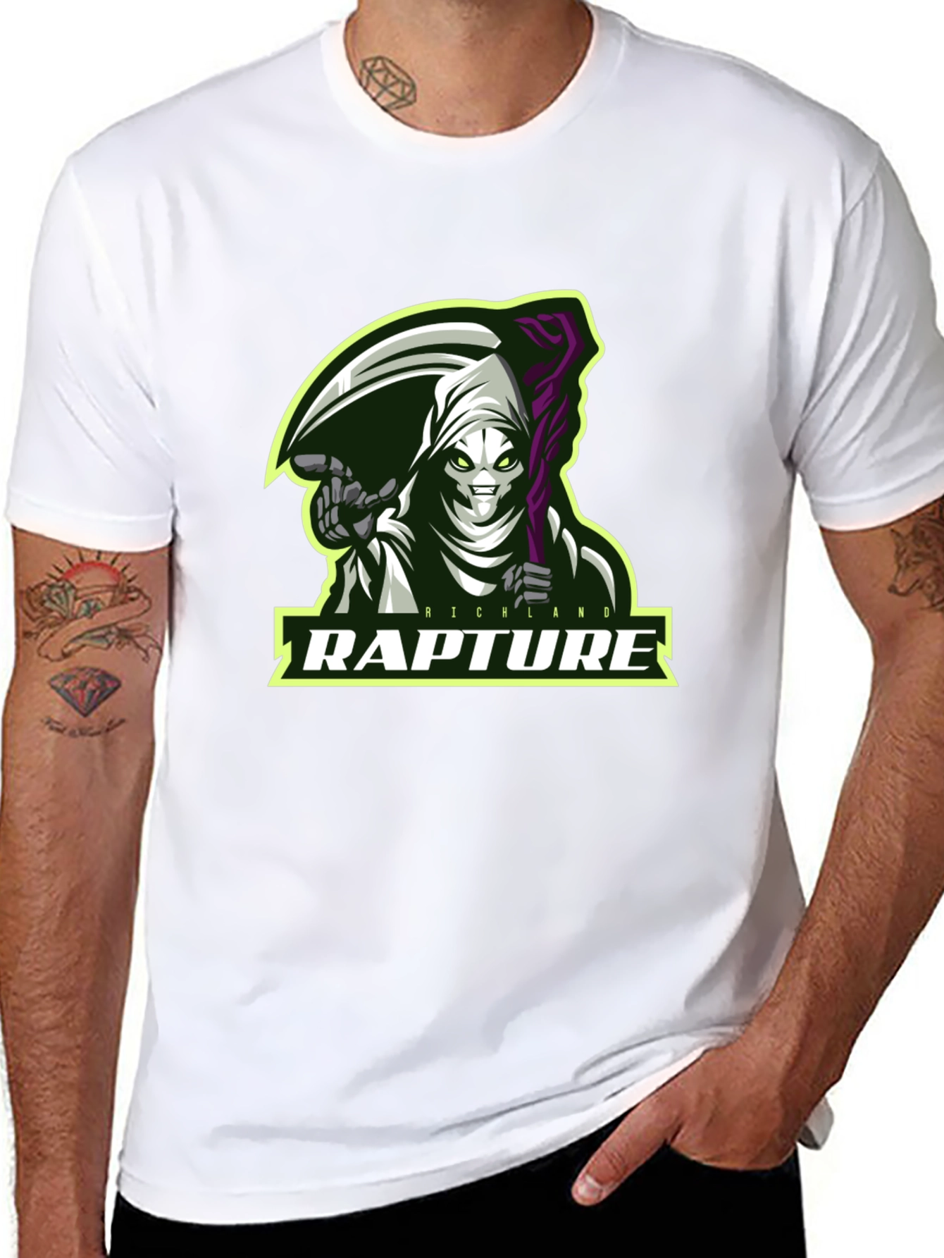Rapture Reaper Graphic T-Shirt - Mens Black Tee