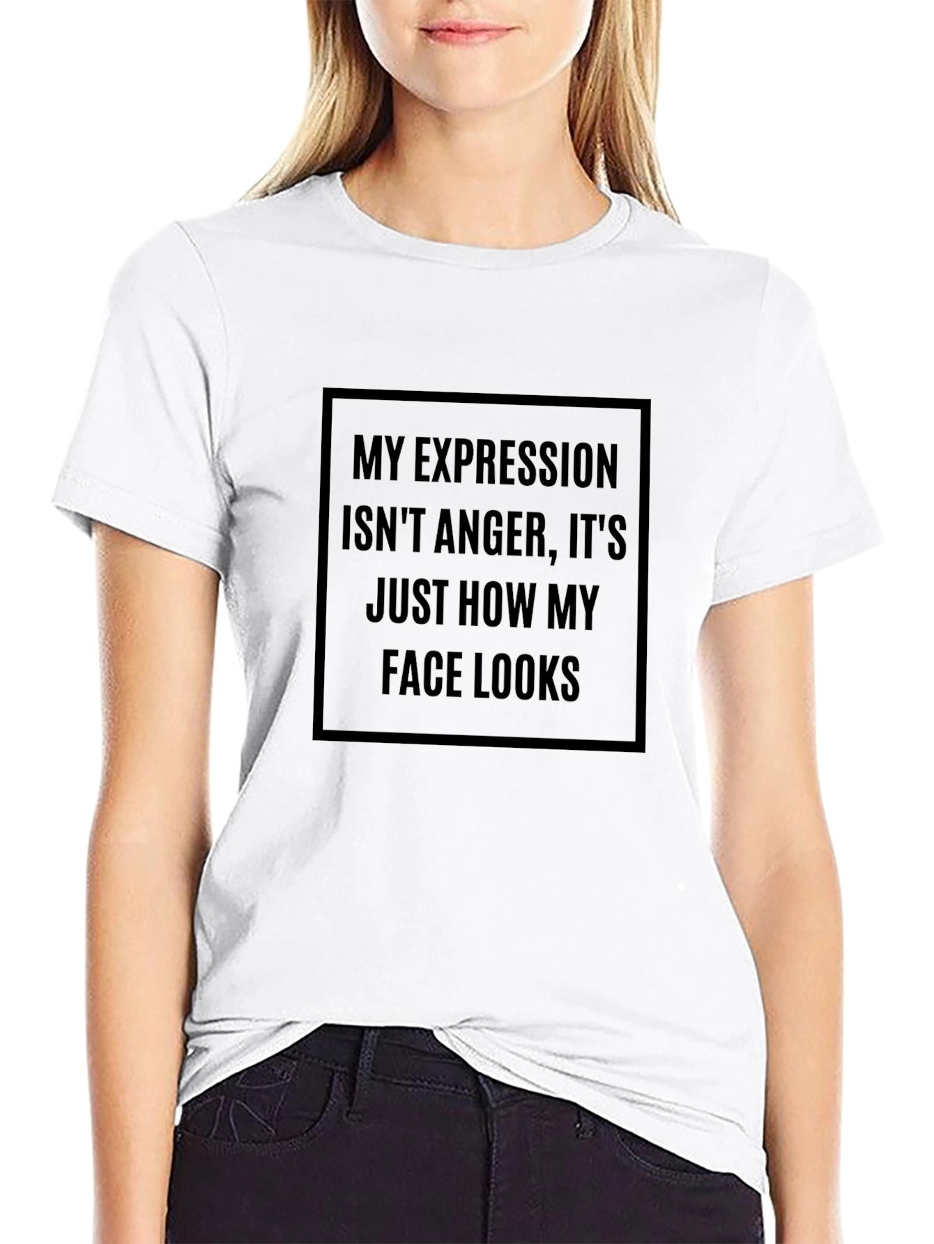 My Expression Isnt Anger T-Shirt - Funny Graphic Tee