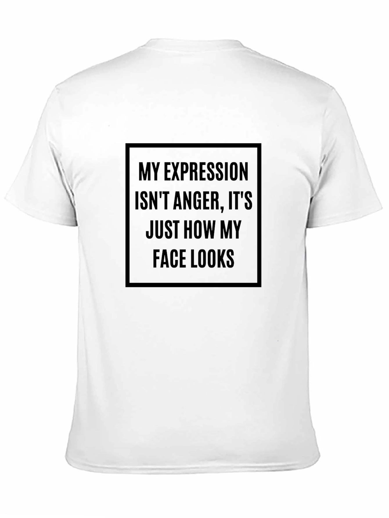 My Expression Isnt Anger T-Shirt - Funny Graphic Tee