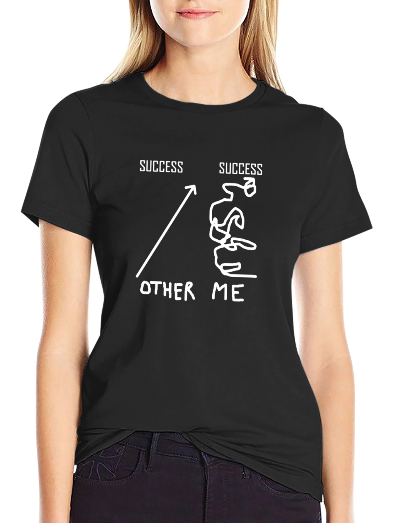 Success Graphic Tee - Straight vs. The Winding Road