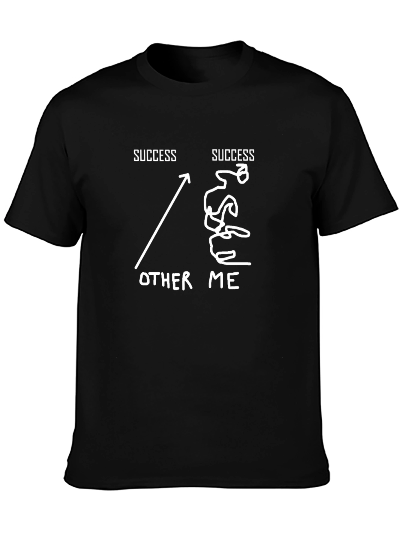 Success Graphic Tee - Straight vs. The Winding Road