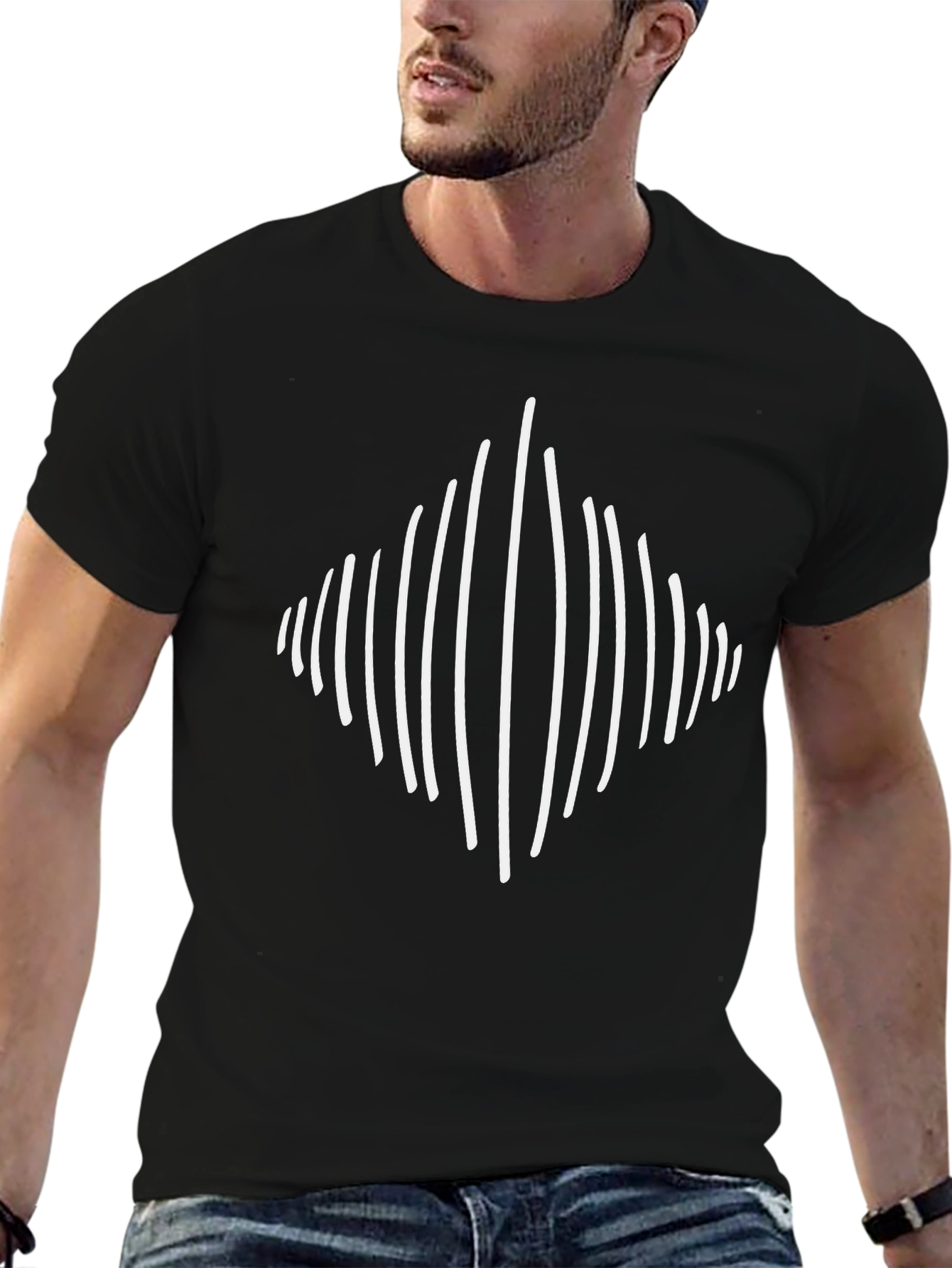 Abstract Diamond Graphic Tee