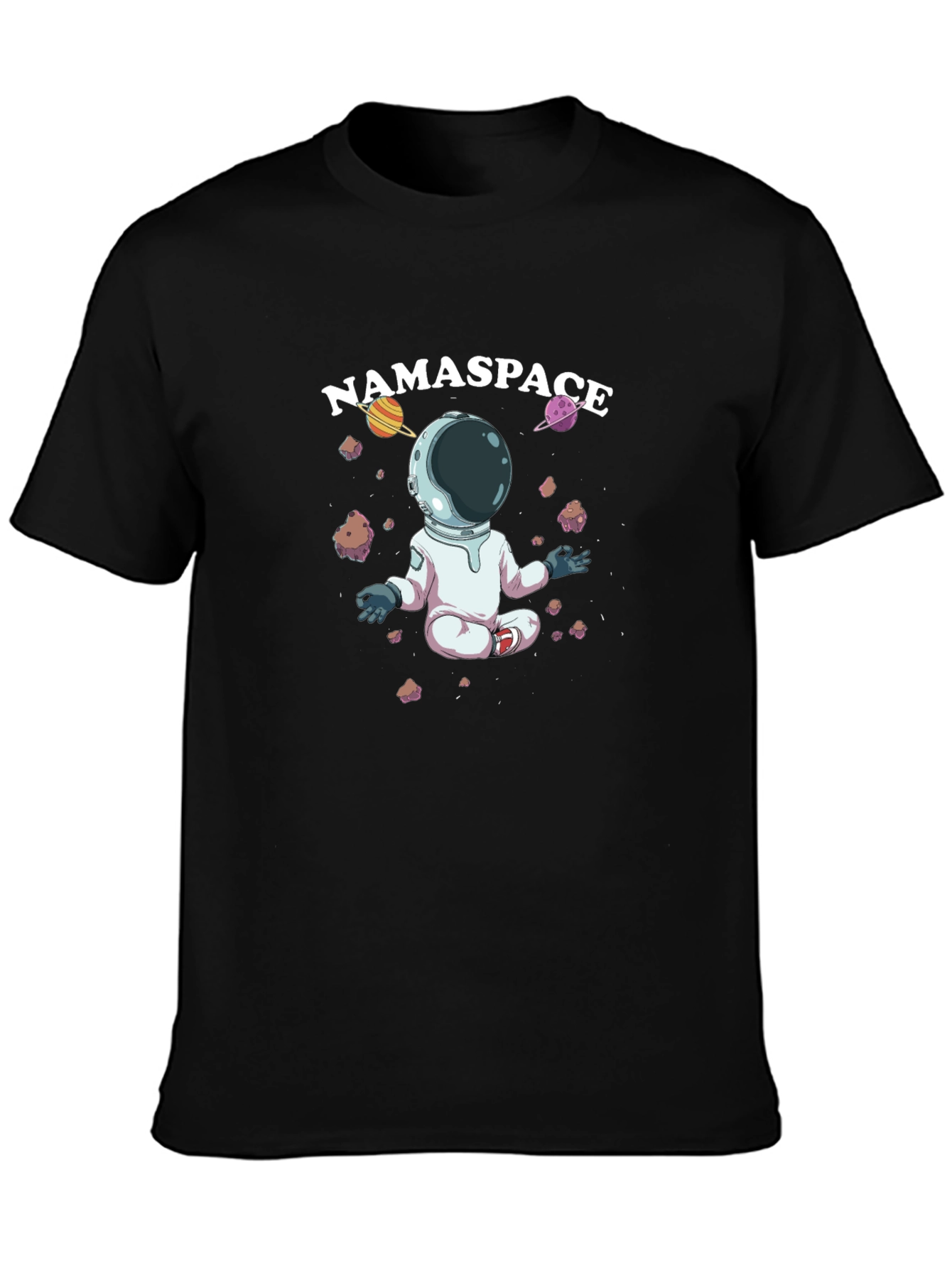 Namasté Space Black T-Shirt