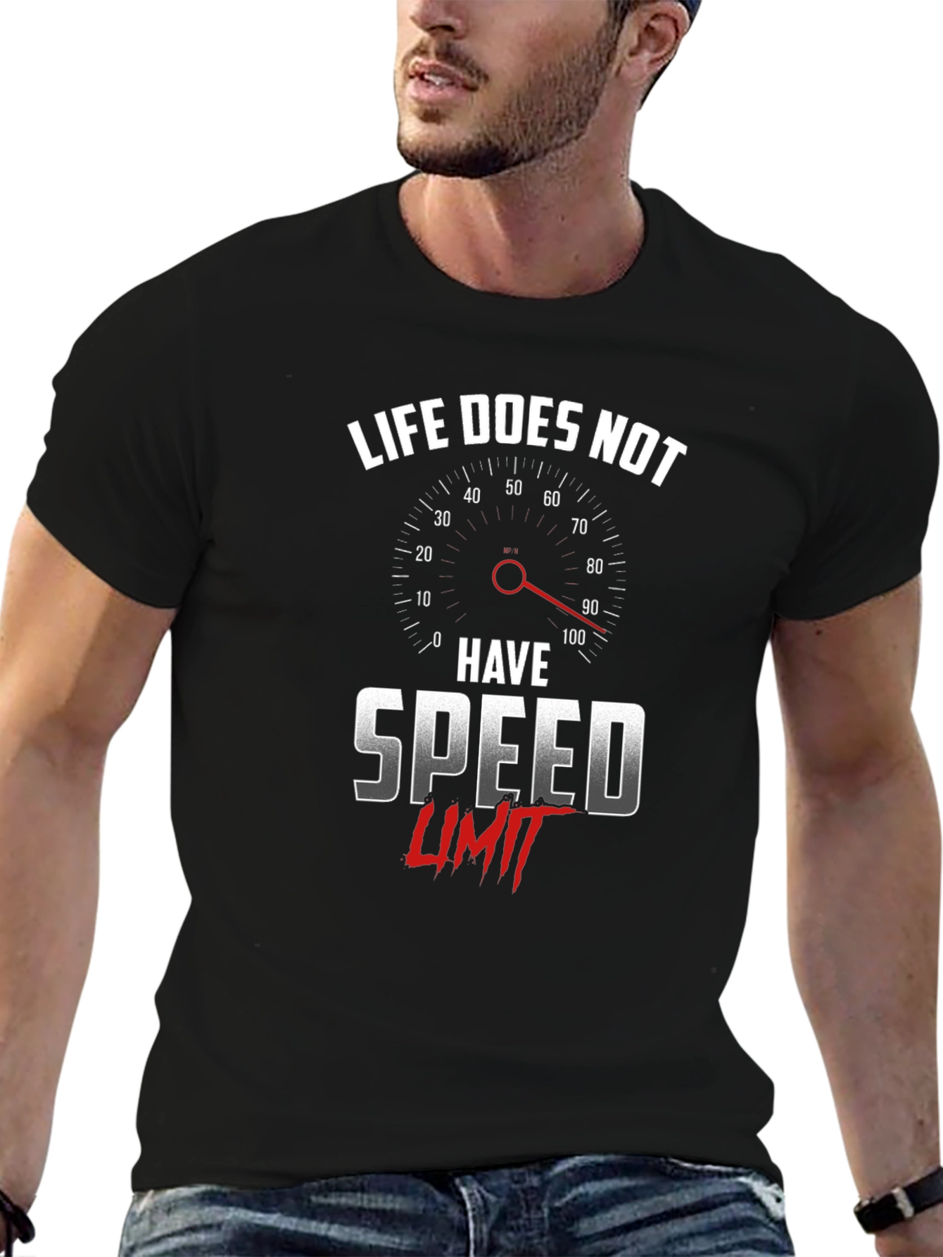 Life Has No Speed Limit Graphic Tee