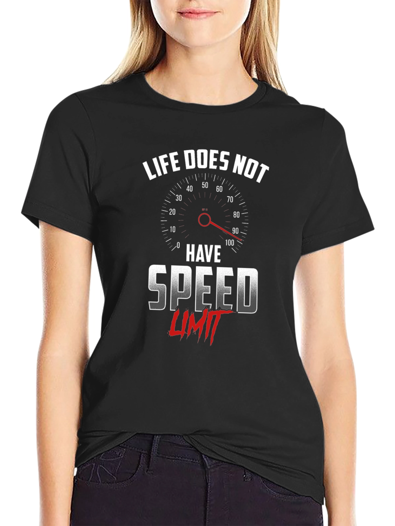 Life Has No Speed Limit Graphic Tee