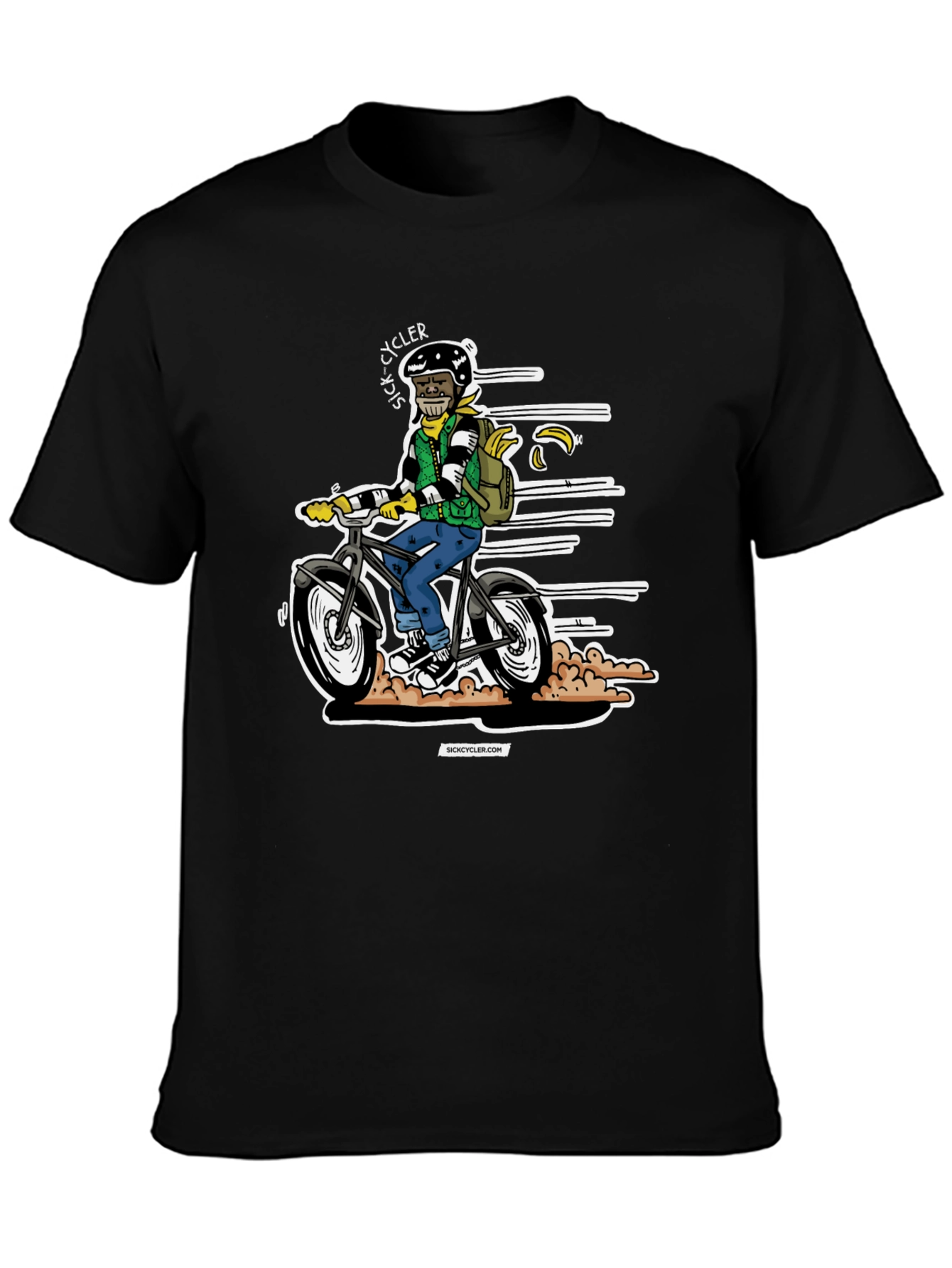 Sick Cycler Black Graphic Tee