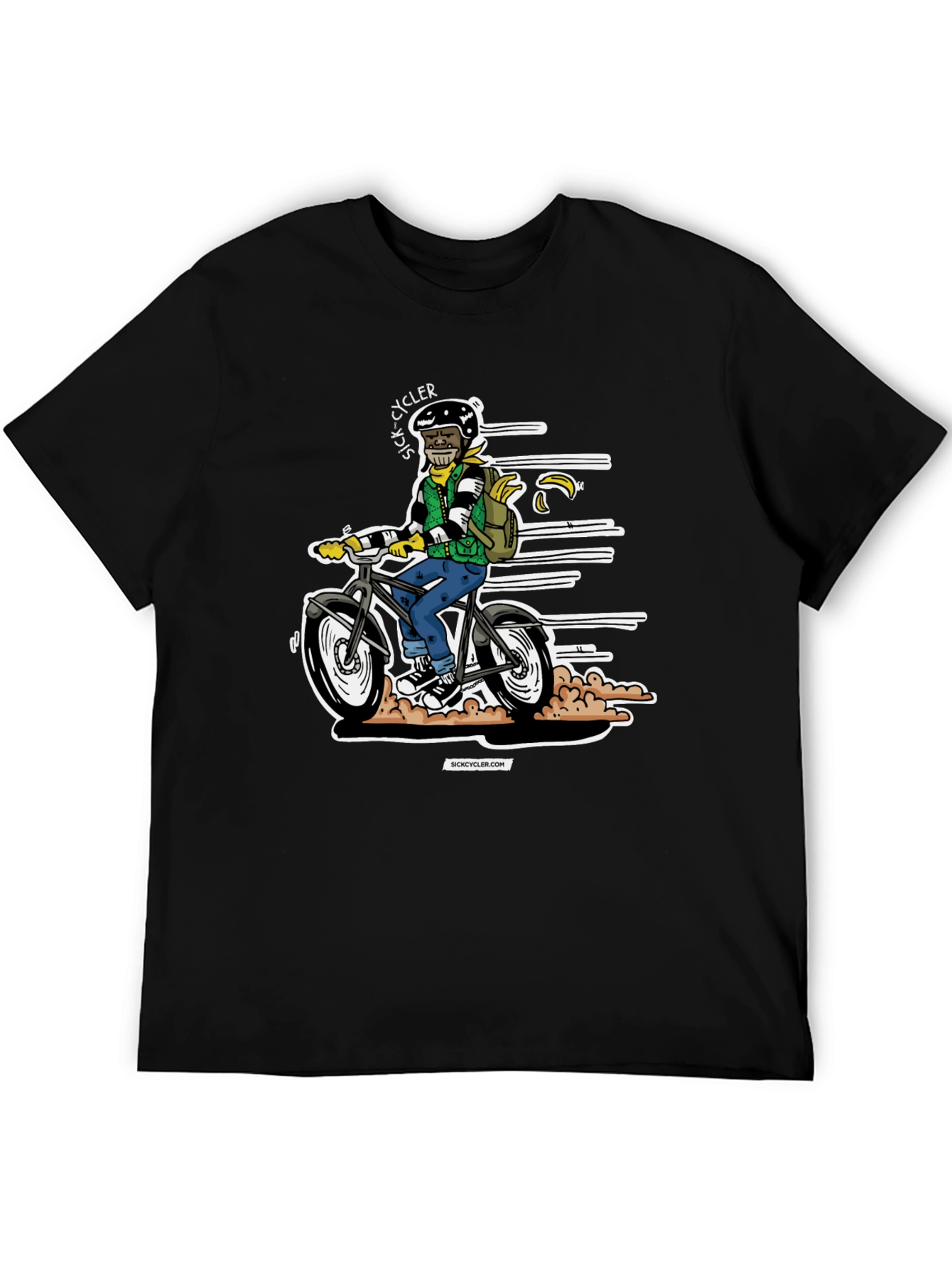 Sick Cycler Black Graphic Tee