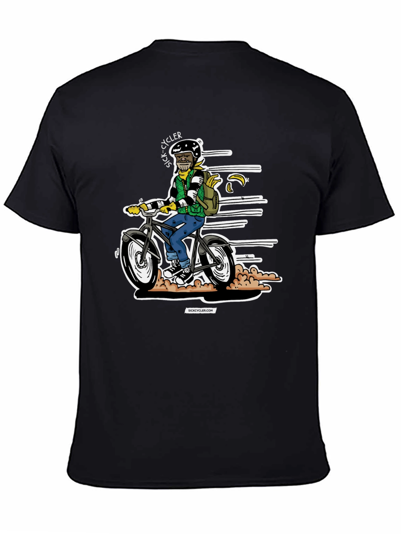 Sick Cycler Black Graphic Tee