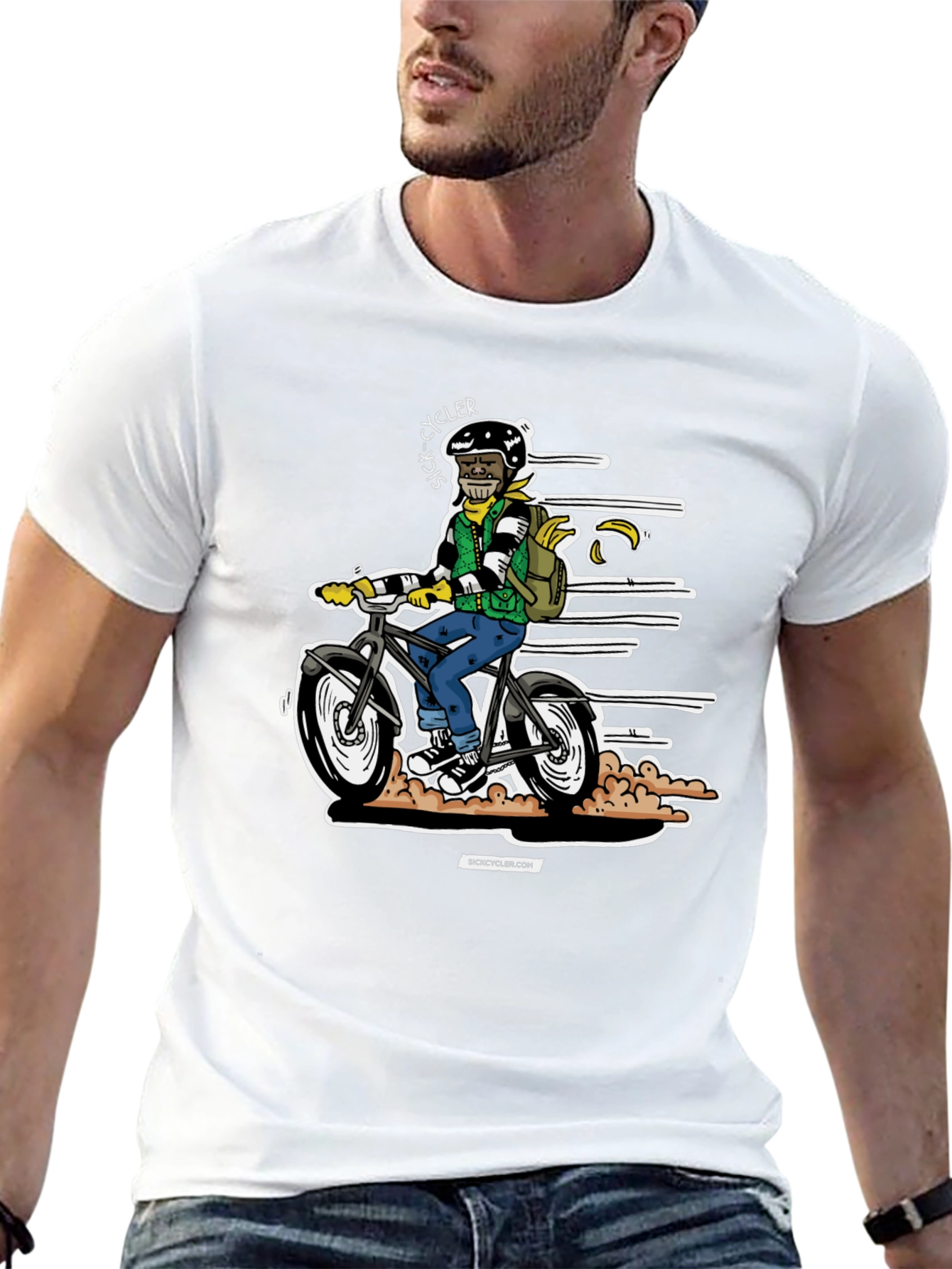 Sick Cycler Black Graphic Tee