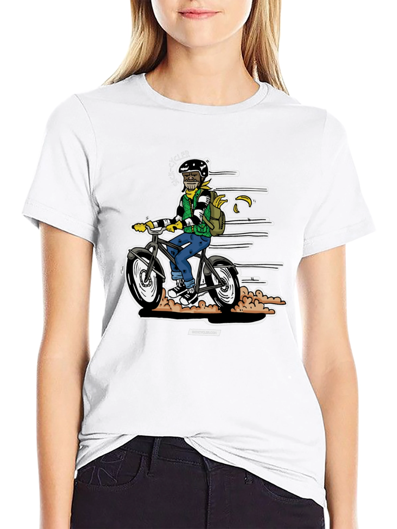 Sick Cycler Black Graphic Tee