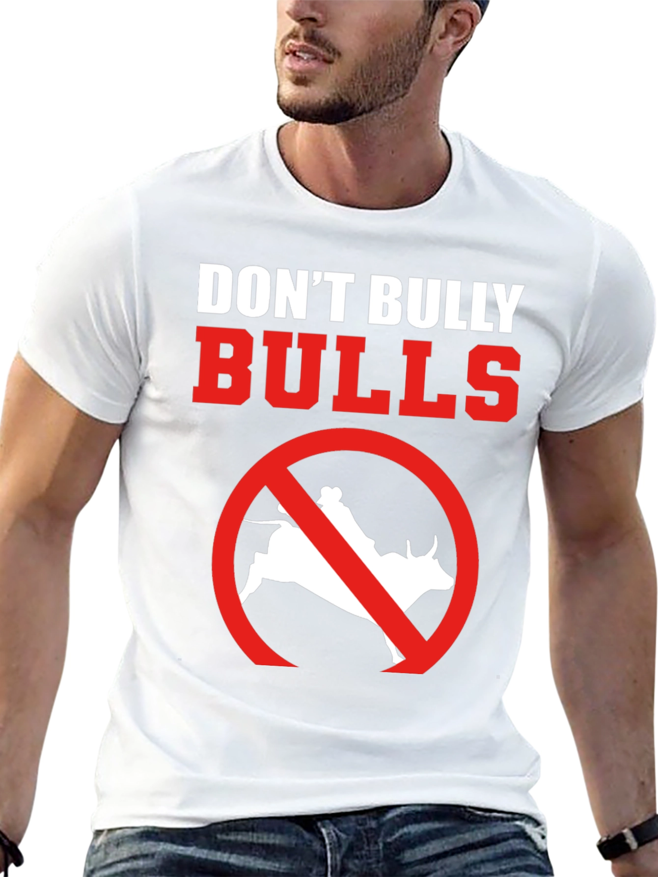 Dont Bully Bulls Graphic T-Shirt Rodeo Protest