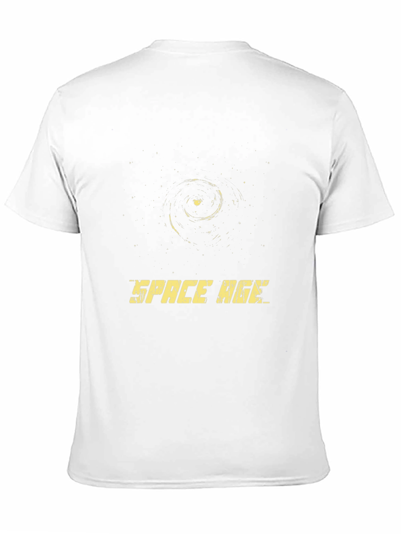 Space Age Black T-Shirt - Galaxy Graphic Tee