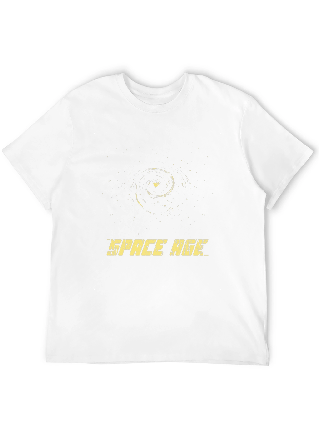 Space Age Black T-Shirt - Galaxy Graphic Tee