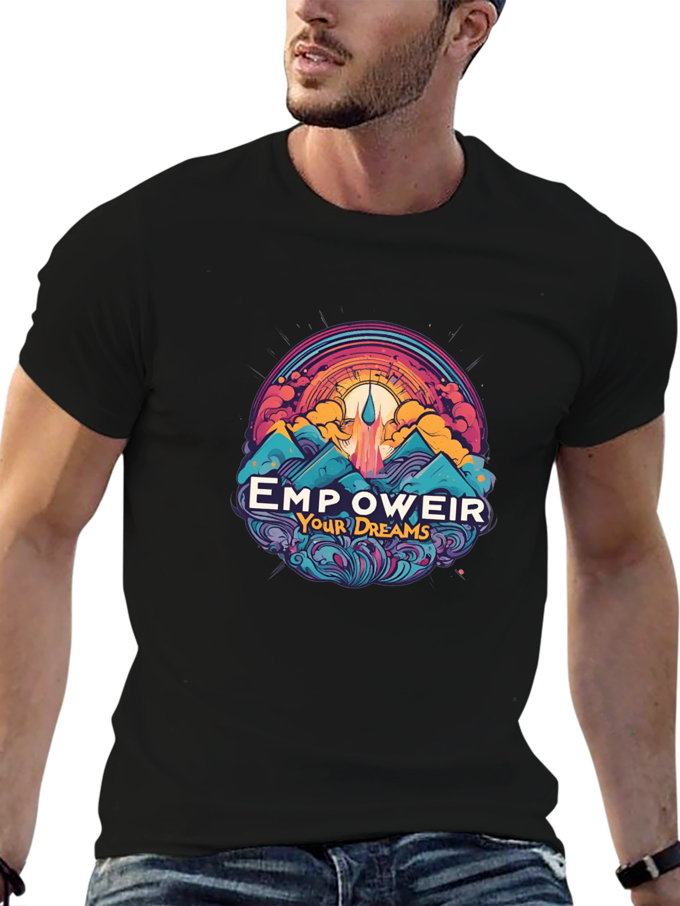 Empower Your Dreams T-Shirt - Motivational Graphic Tee
