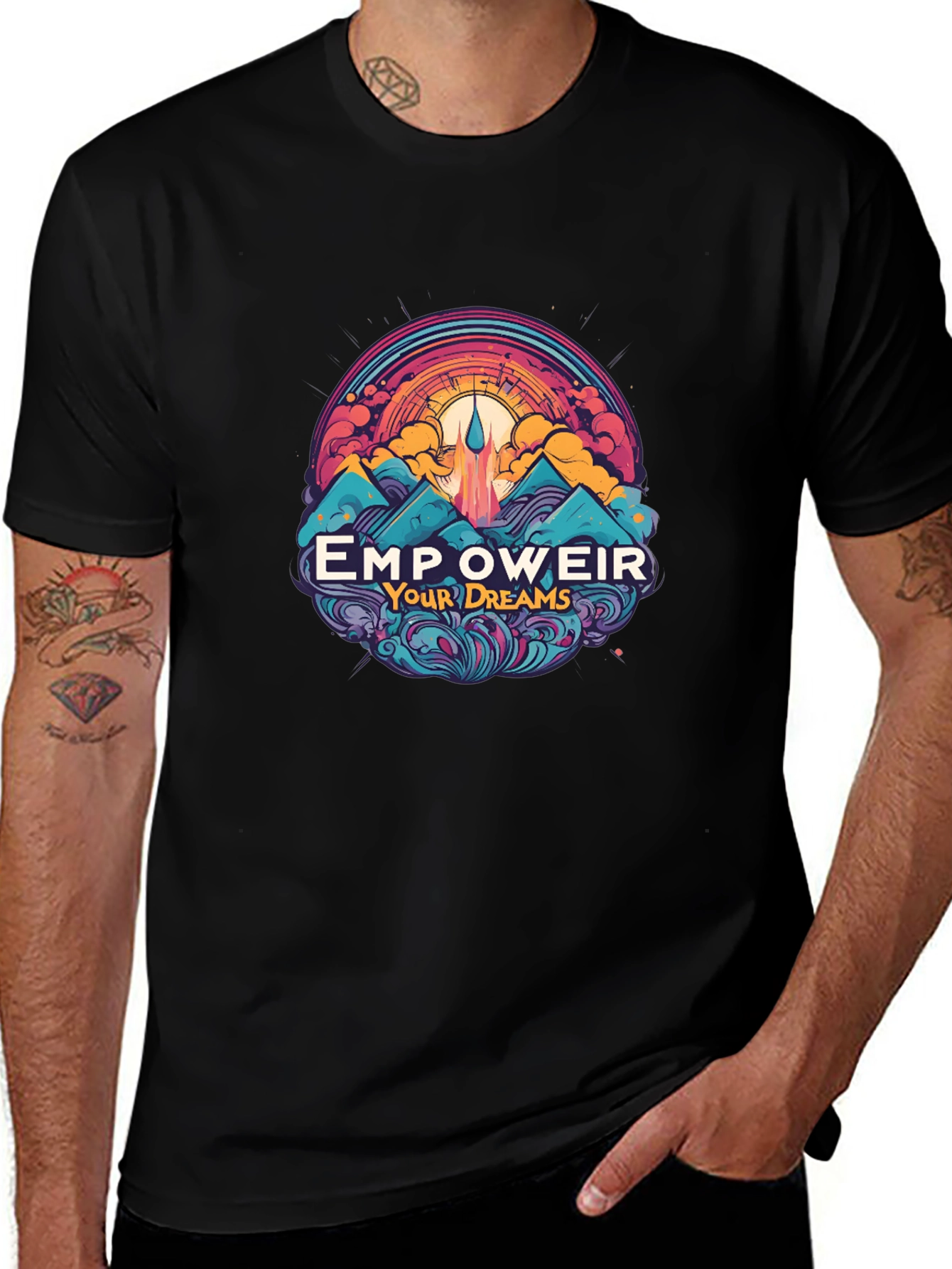 Empower Your Dreams T-Shirt - Motivational Graphic Tee
