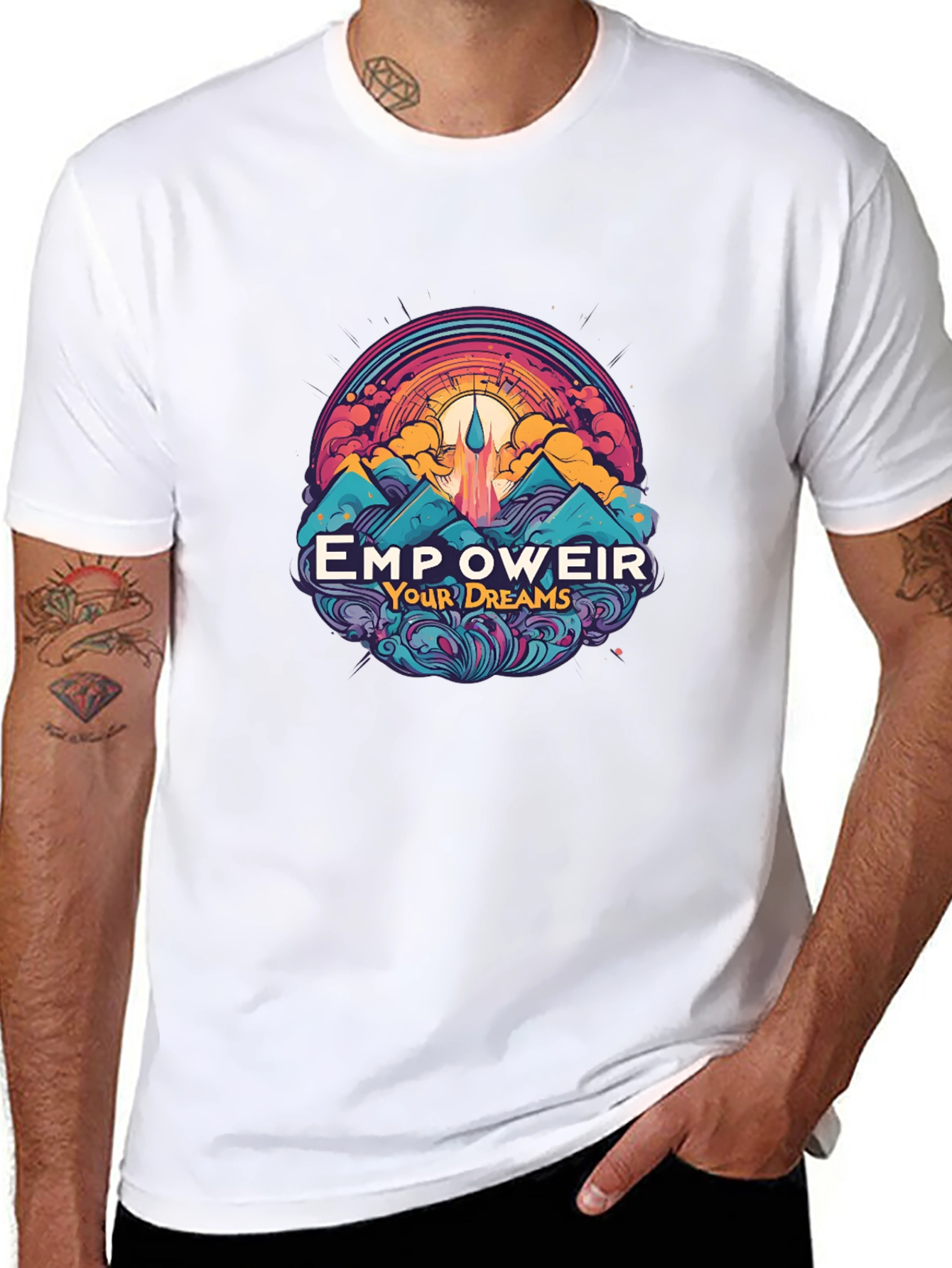 Empower Your Dreams T-Shirt - Motivational Graphic Tee