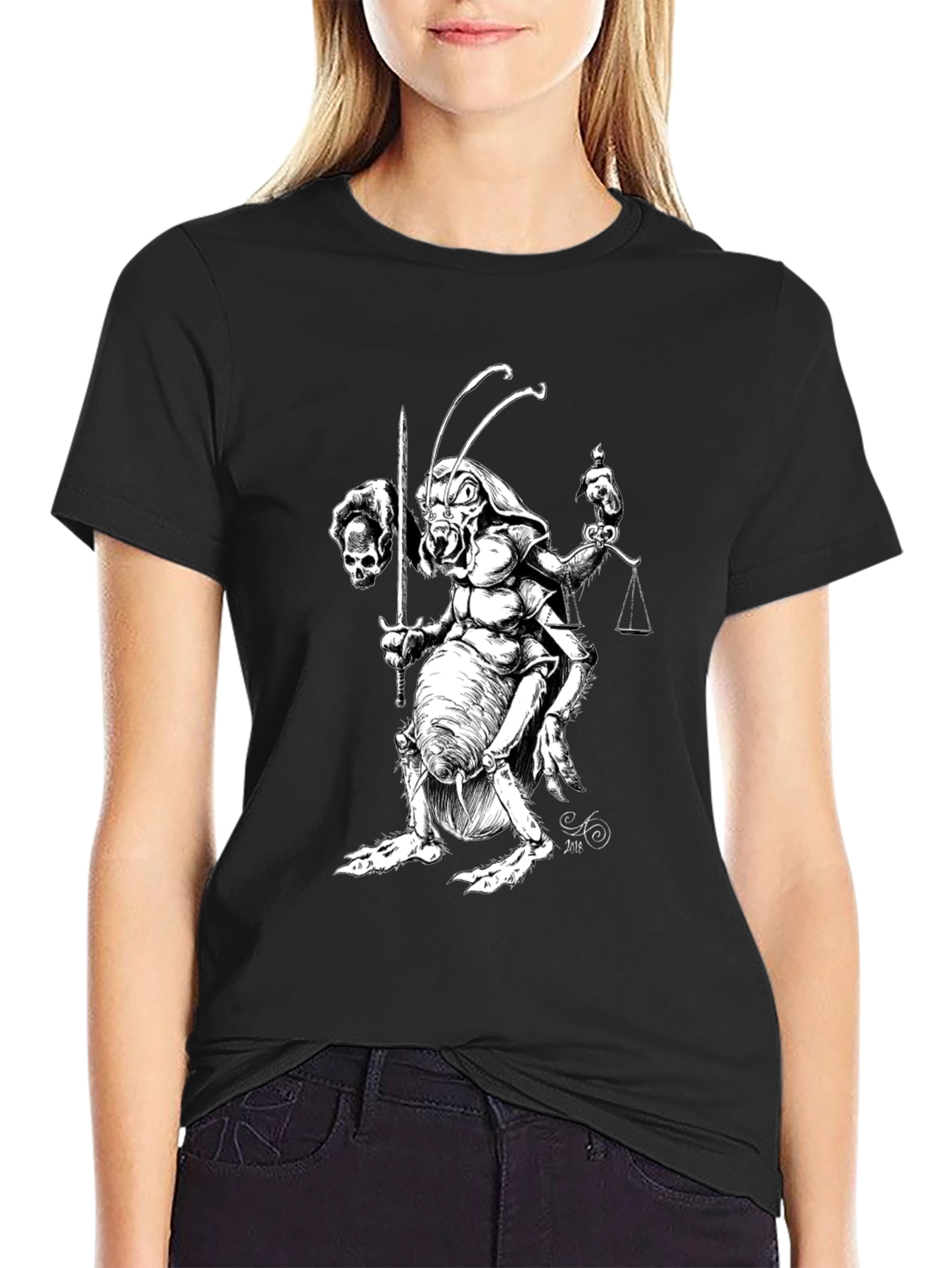 Insect Justice T-Shirt - Black Graphic Tee