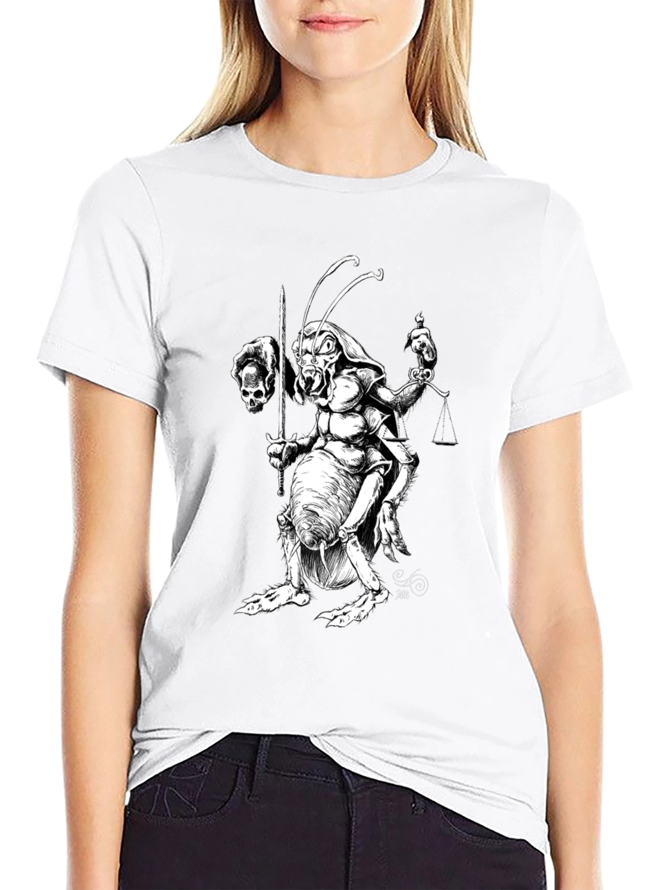 Insect Justice T-Shirt - Black Graphic Tee
