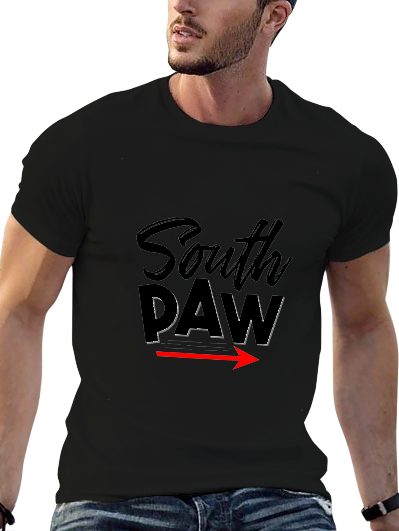 South Paw Arrow Graphic Tee - Black