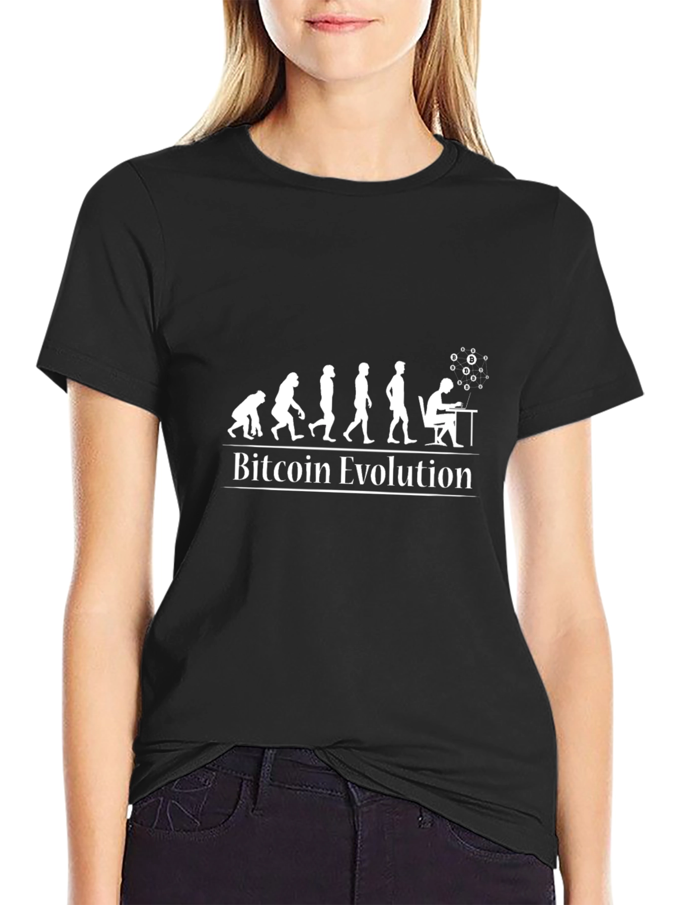 Bitcoin Evolution Graphic T-Shirt - Crypto Humor