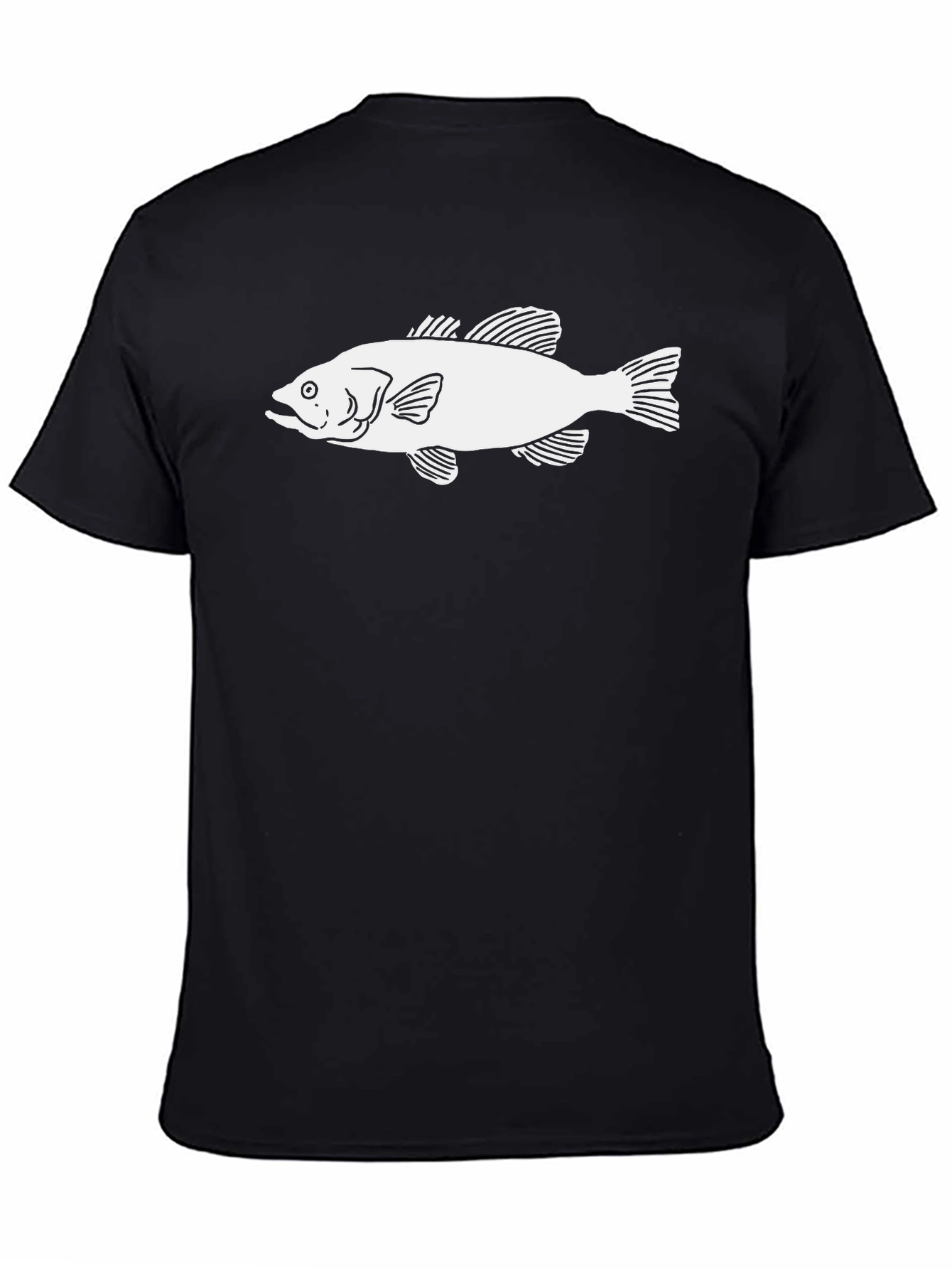 Bass Fish Graphic T-Shirt - Stylish Mens Tee