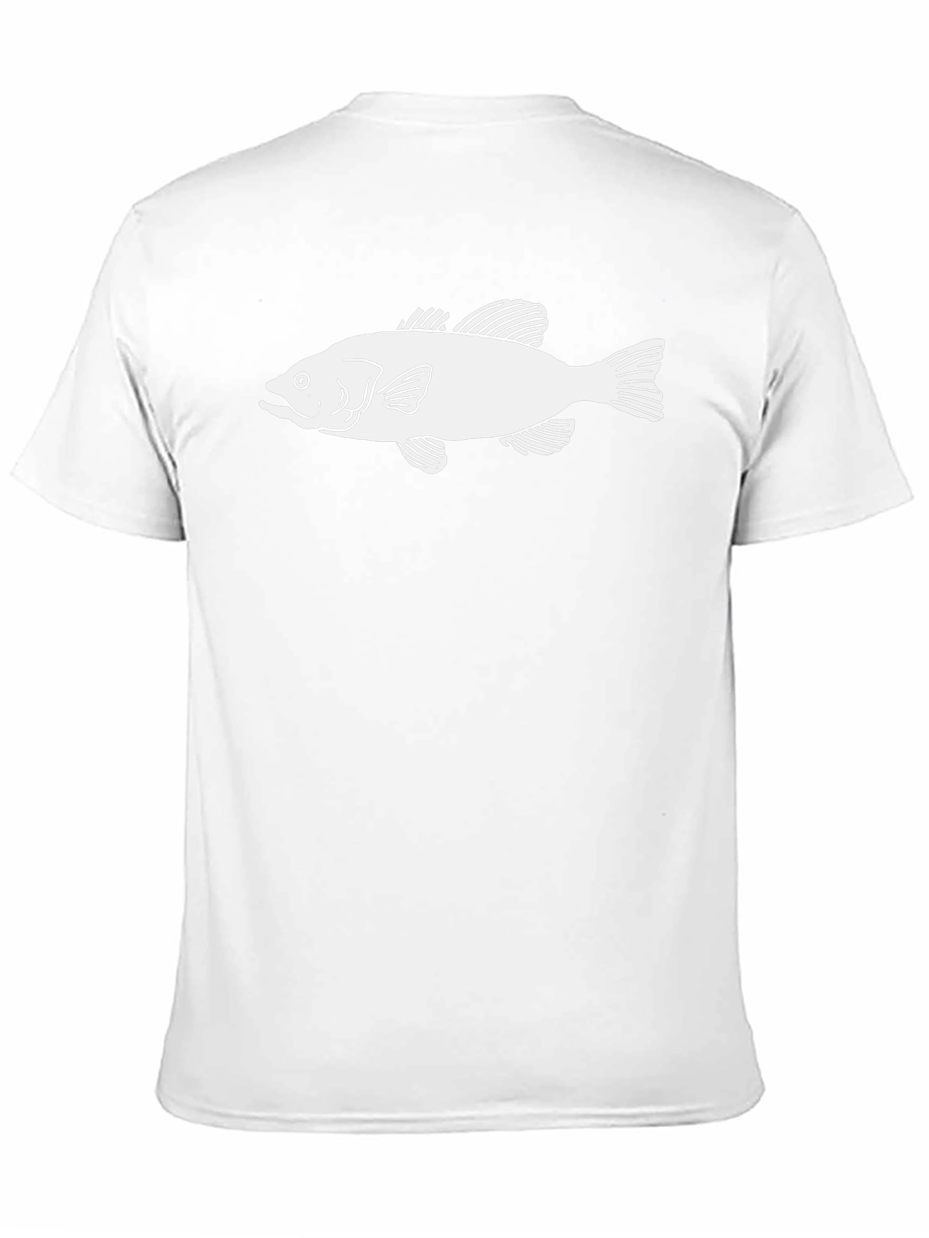 Bass Fish Graphic T-Shirt - Stylish Mens Tee
