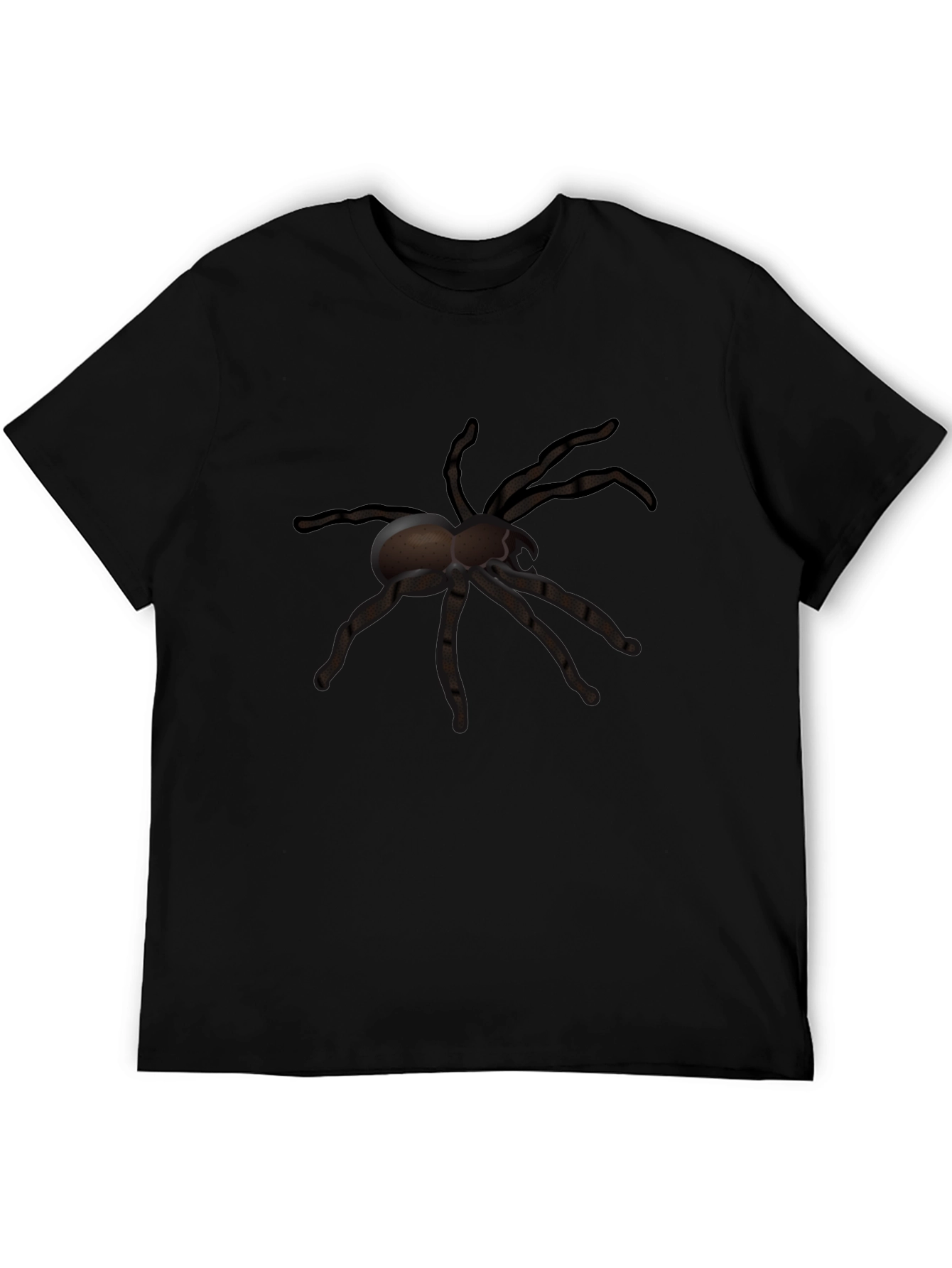 Creepy Crawly Spider Graphic Tee - Black
