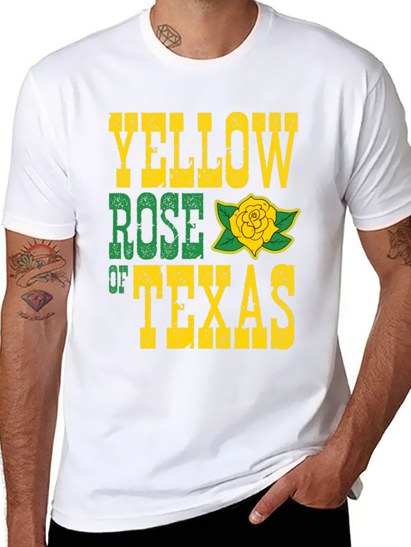 Yellow Rose of Texas Graphic T-Shirt