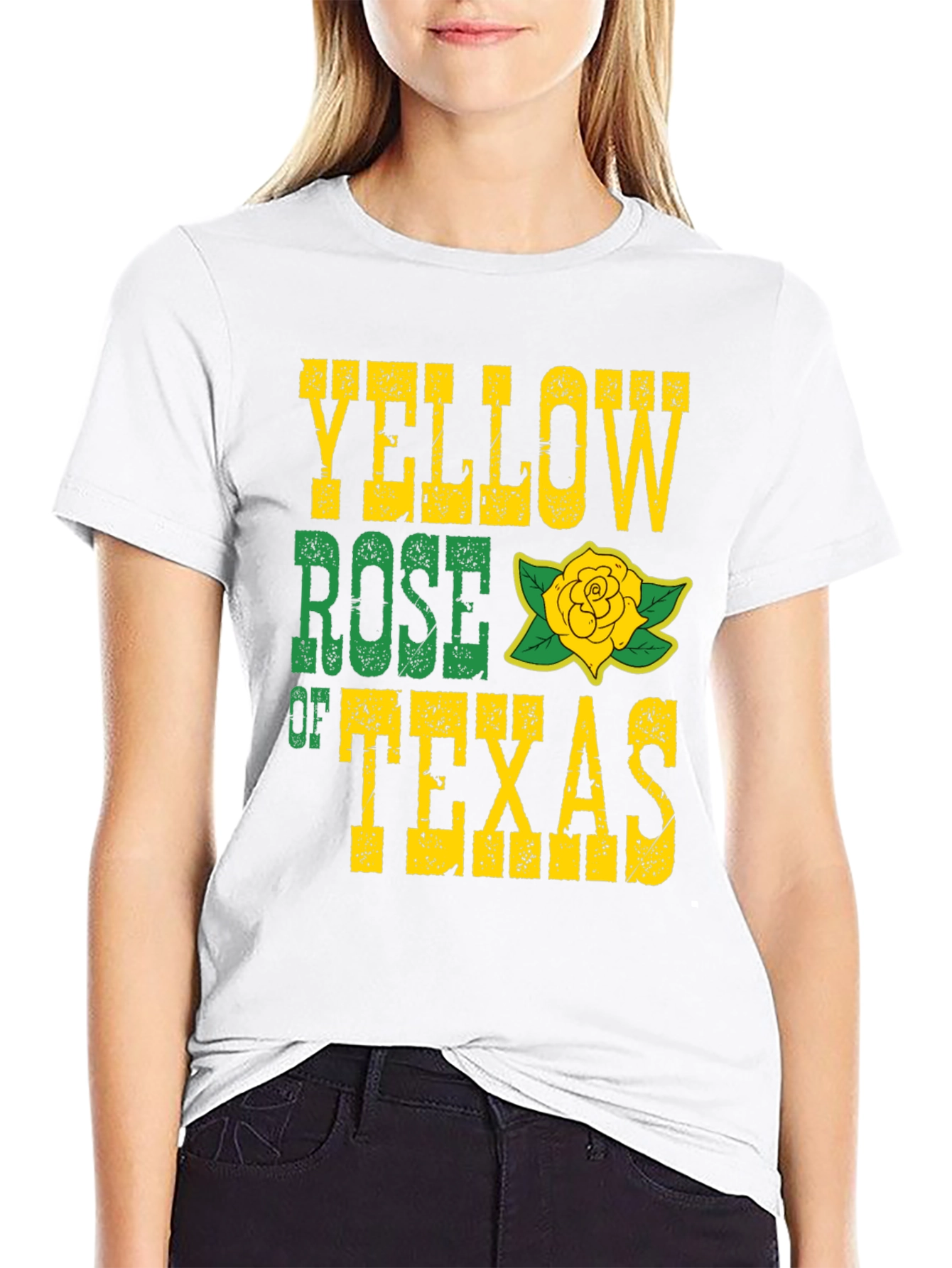 Yellow Rose of Texas Graphic T-Shirt