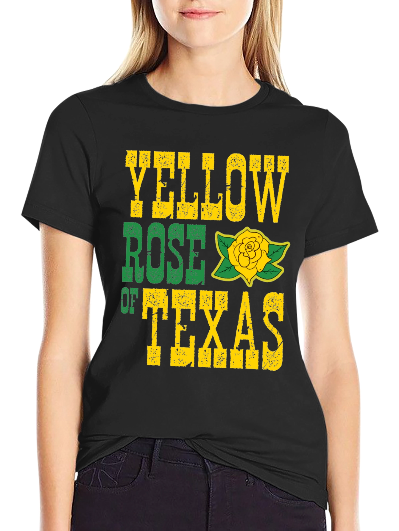 Yellow Rose of Texas Graphic T-Shirt
