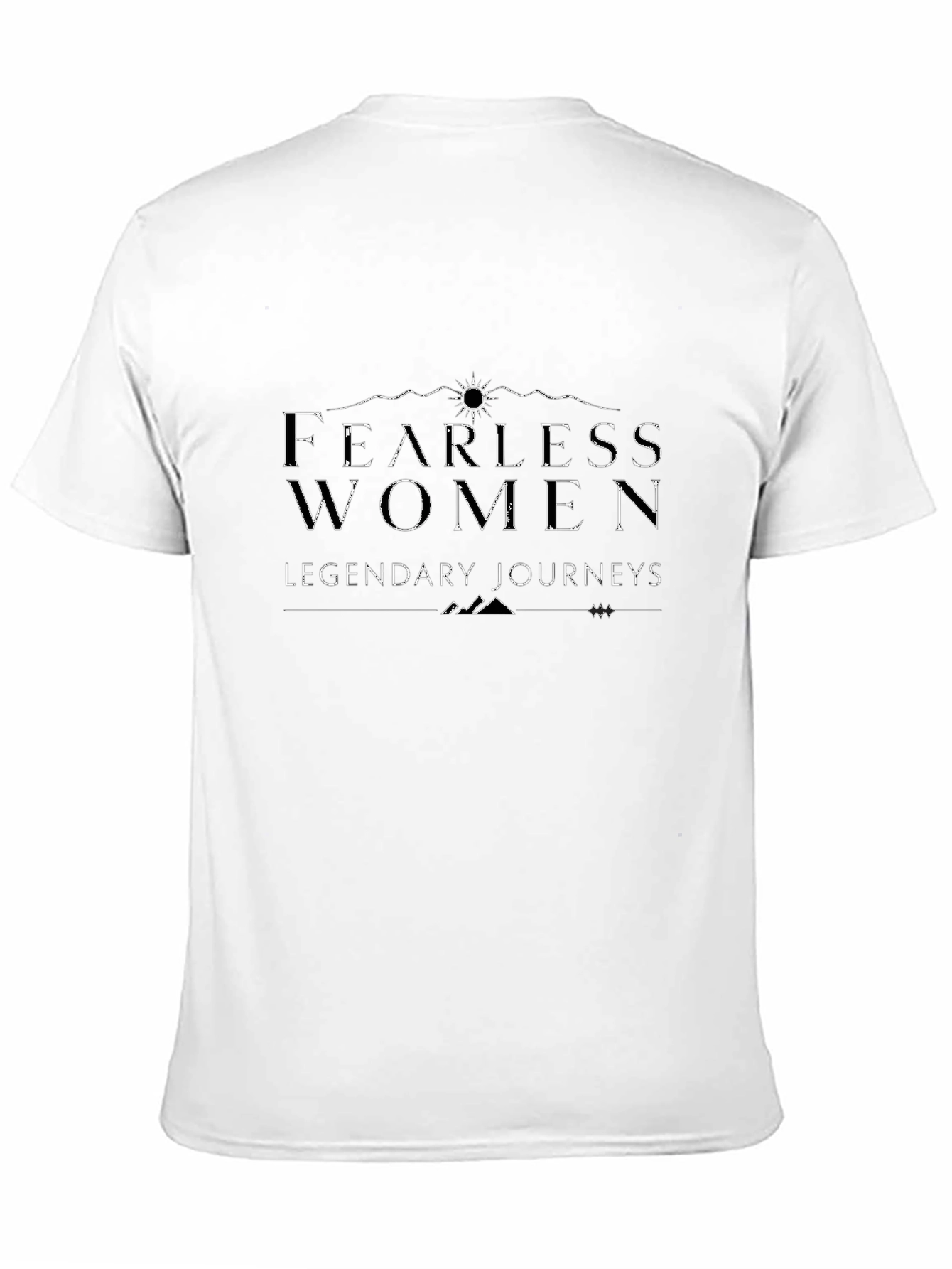 Fearless Women Legendary Journeys Black T-Shirt