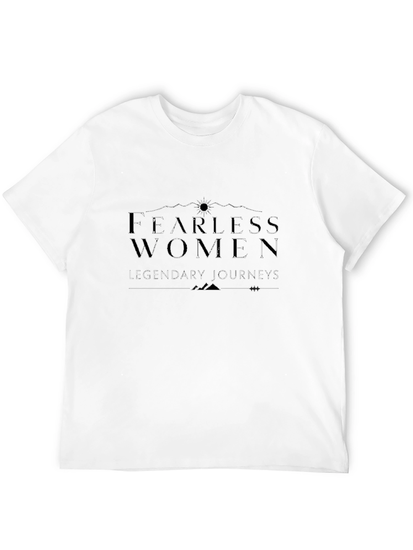 Fearless Women Legendary Journeys Black T-Shirt